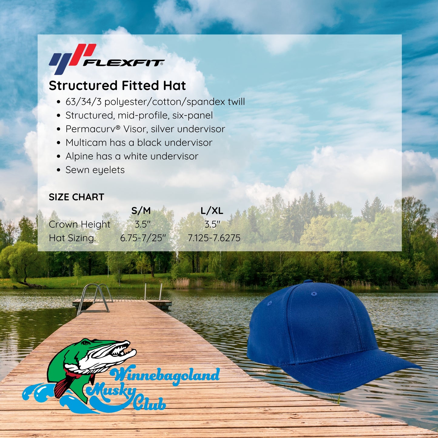 WMC - FlexFit Structured Fitted Hat