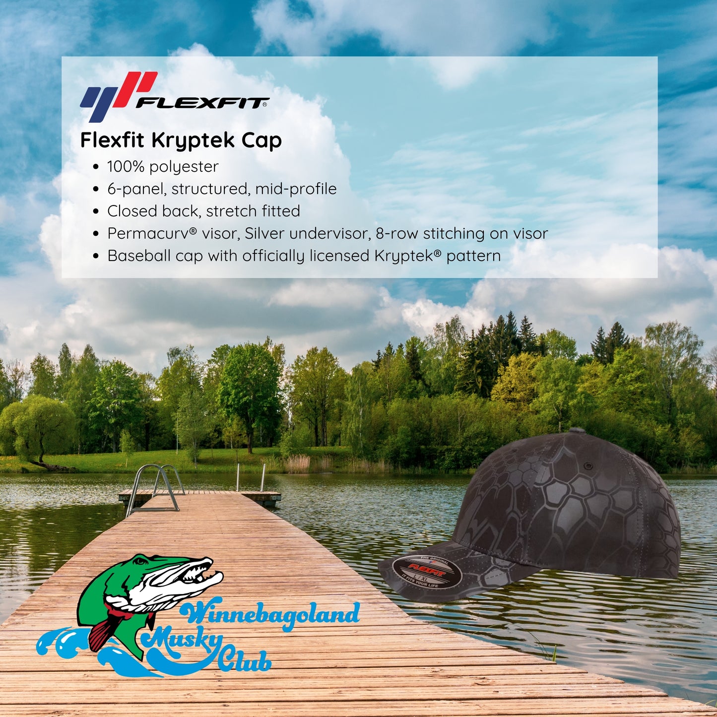 WMC -  Flexfit Kryptek Cap