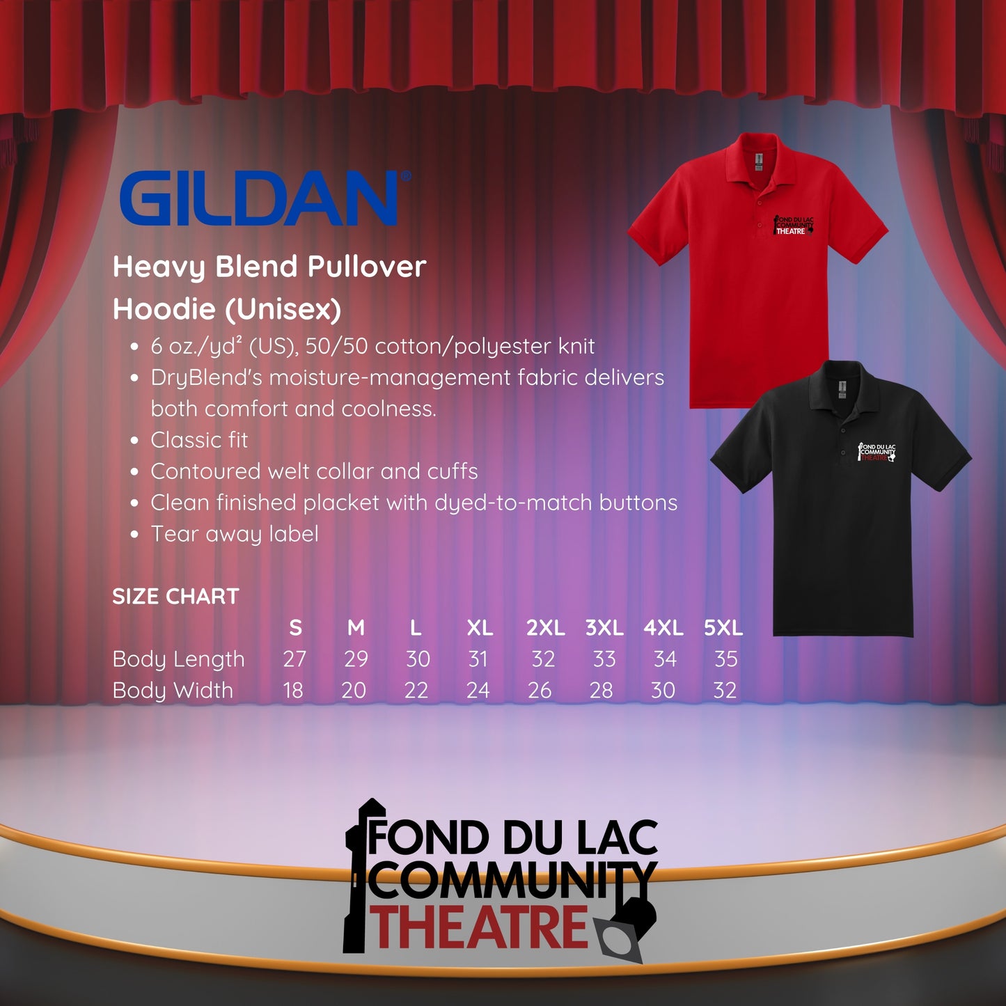 FDLCT - DryBend 50/50 Polo Shirt