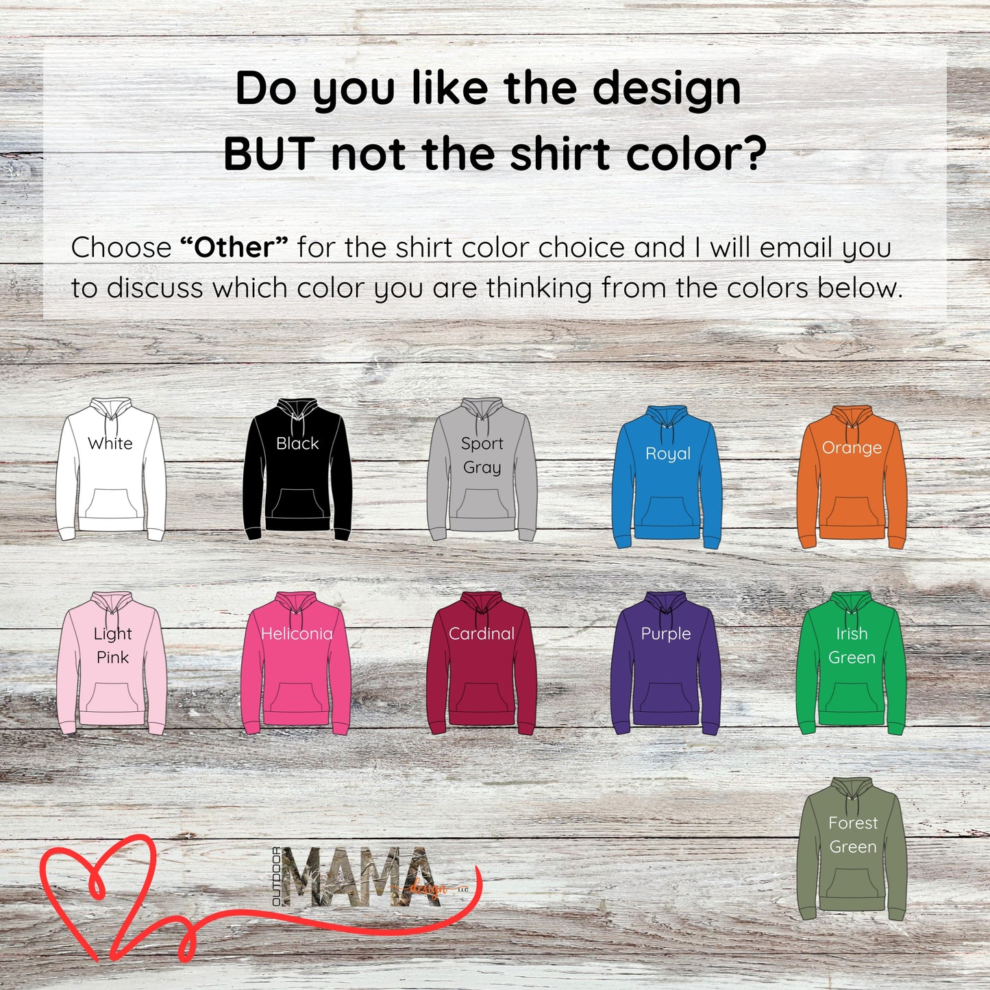 Mini Heart Hooded Sweatshirt