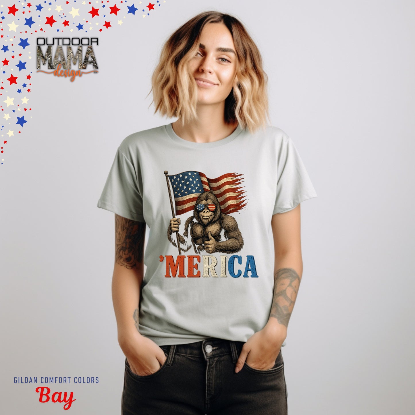 Sasquatch 'MERICA T-shirt