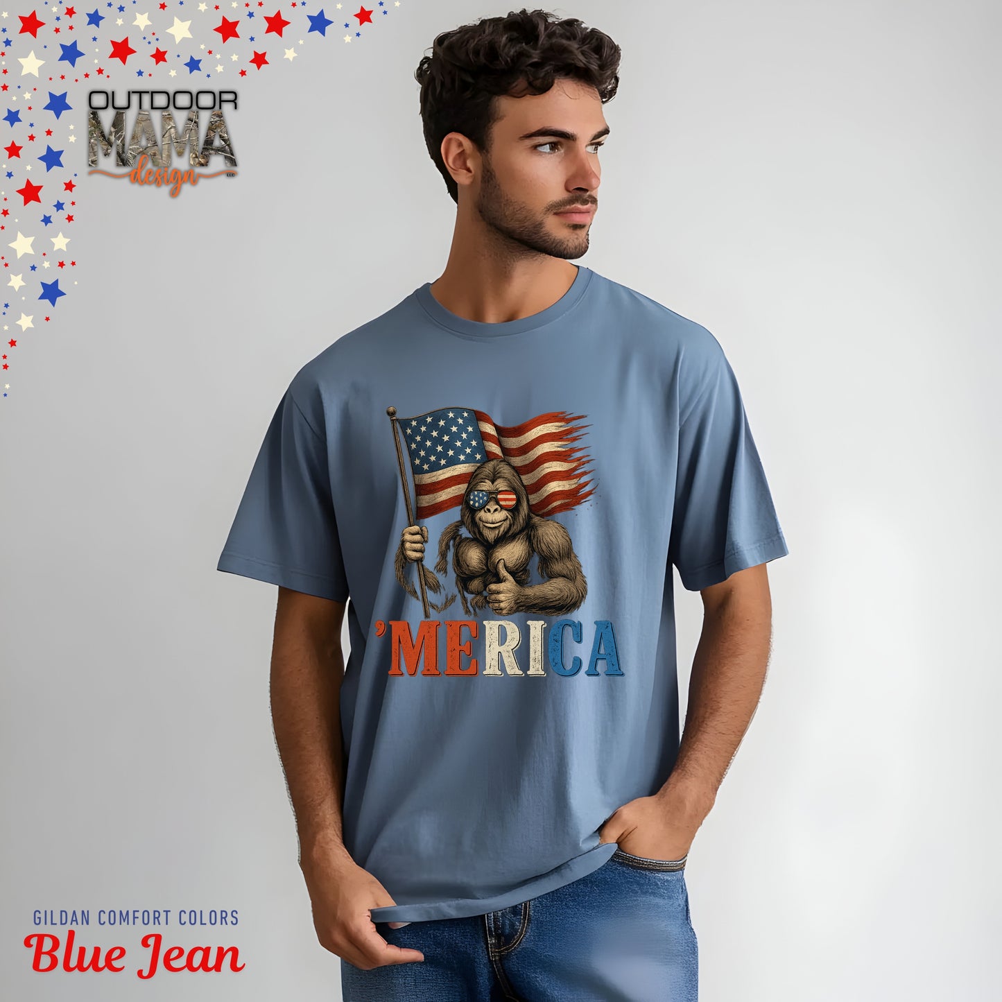 Sasquatch 'MERICA T-shirt