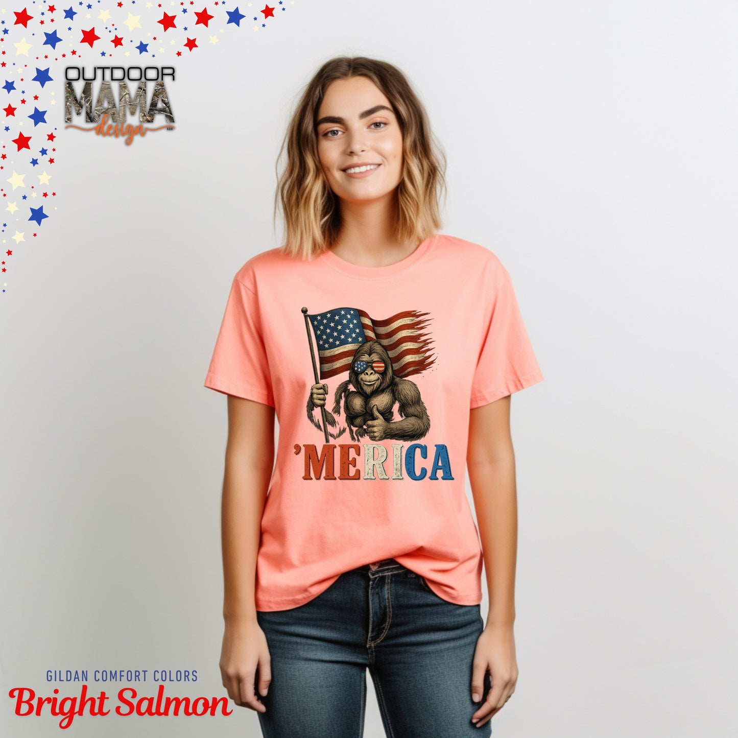 Sasquatch 'MERICA T-shirt