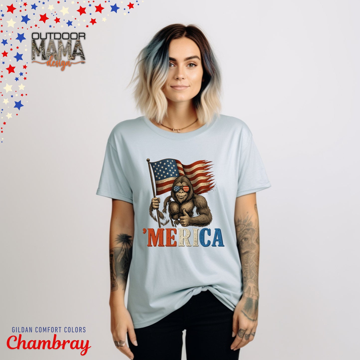 Sasquatch 'MERICA T-shirt