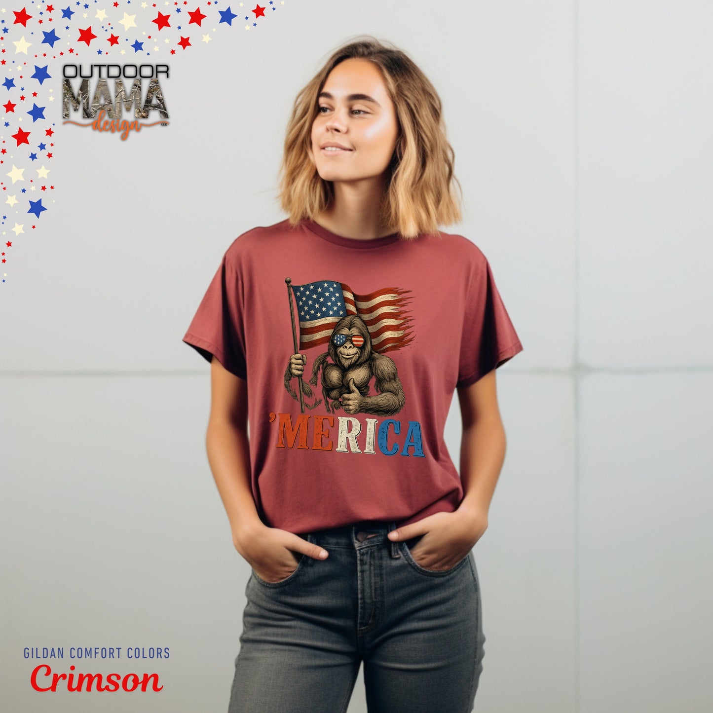 Sasquatch 'MERICA T-shirt