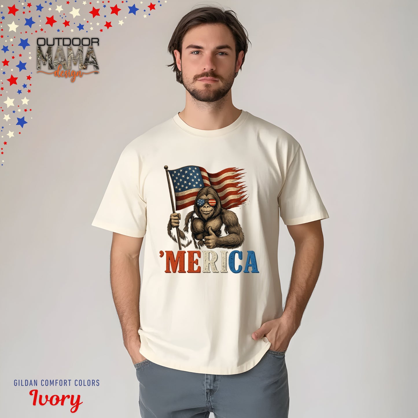 Sasquatch 'MERICA T-shirt