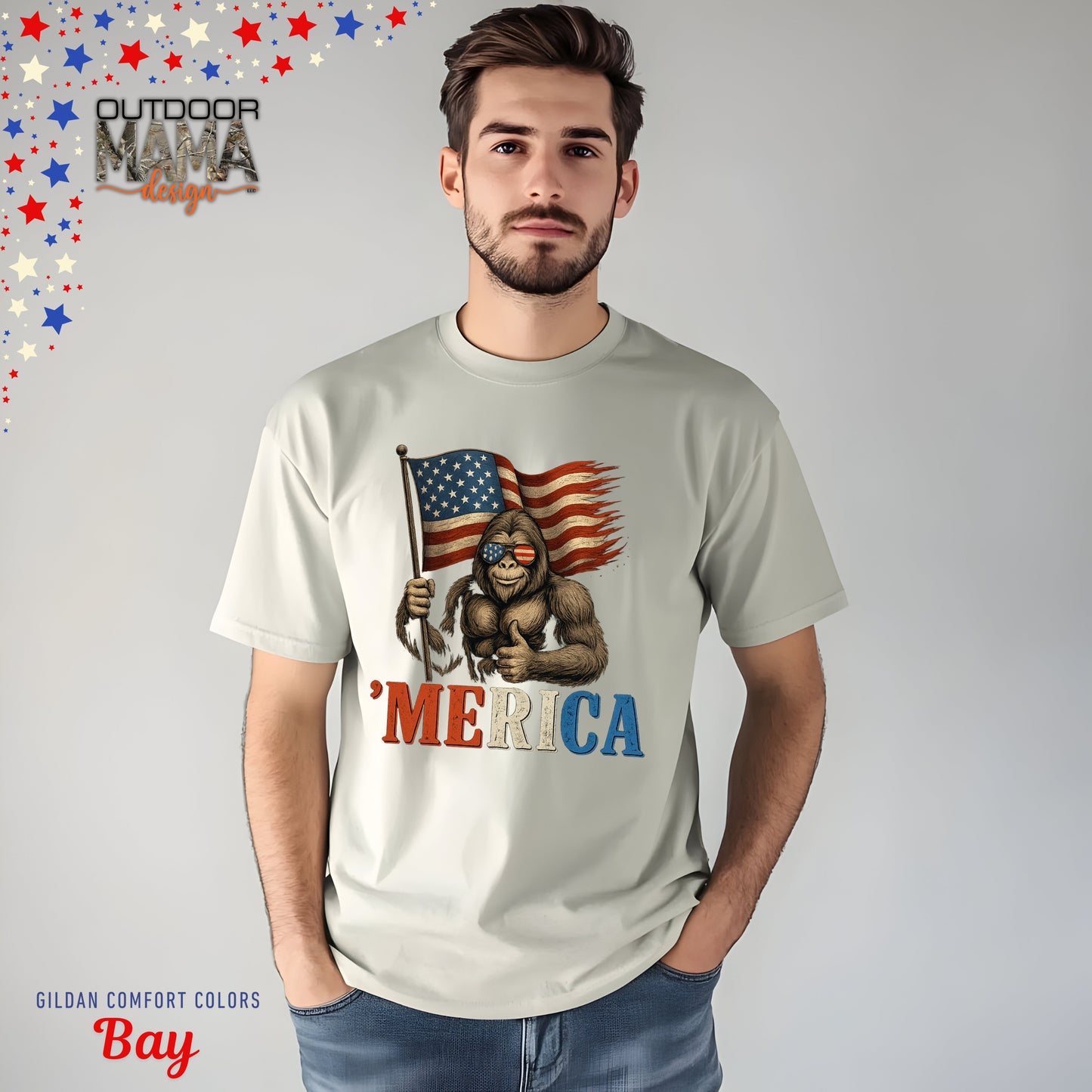 Sasquatch 'MERICA T-shirt