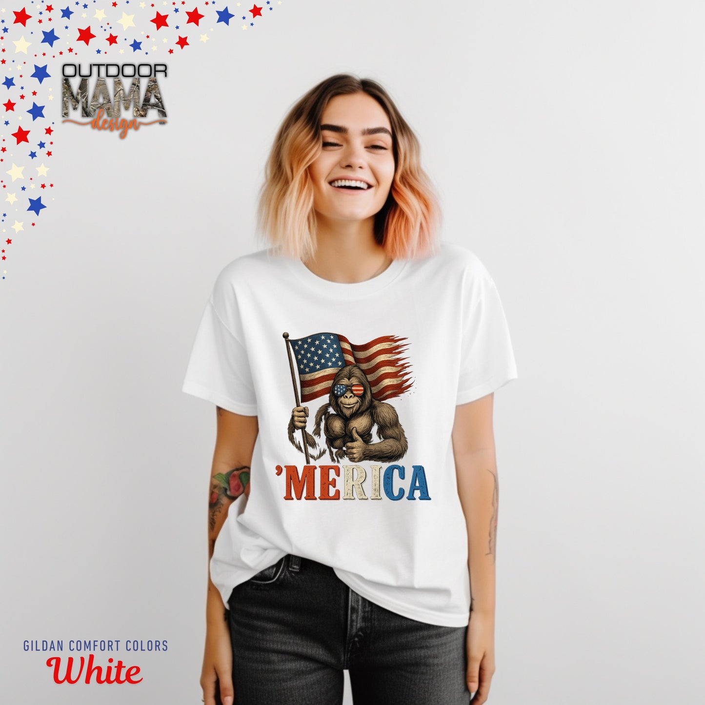 Sasquatch 'MERICA T-shirt