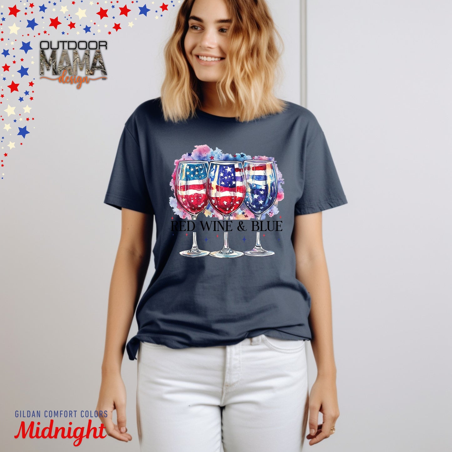Red Wine & Blue T-shirt