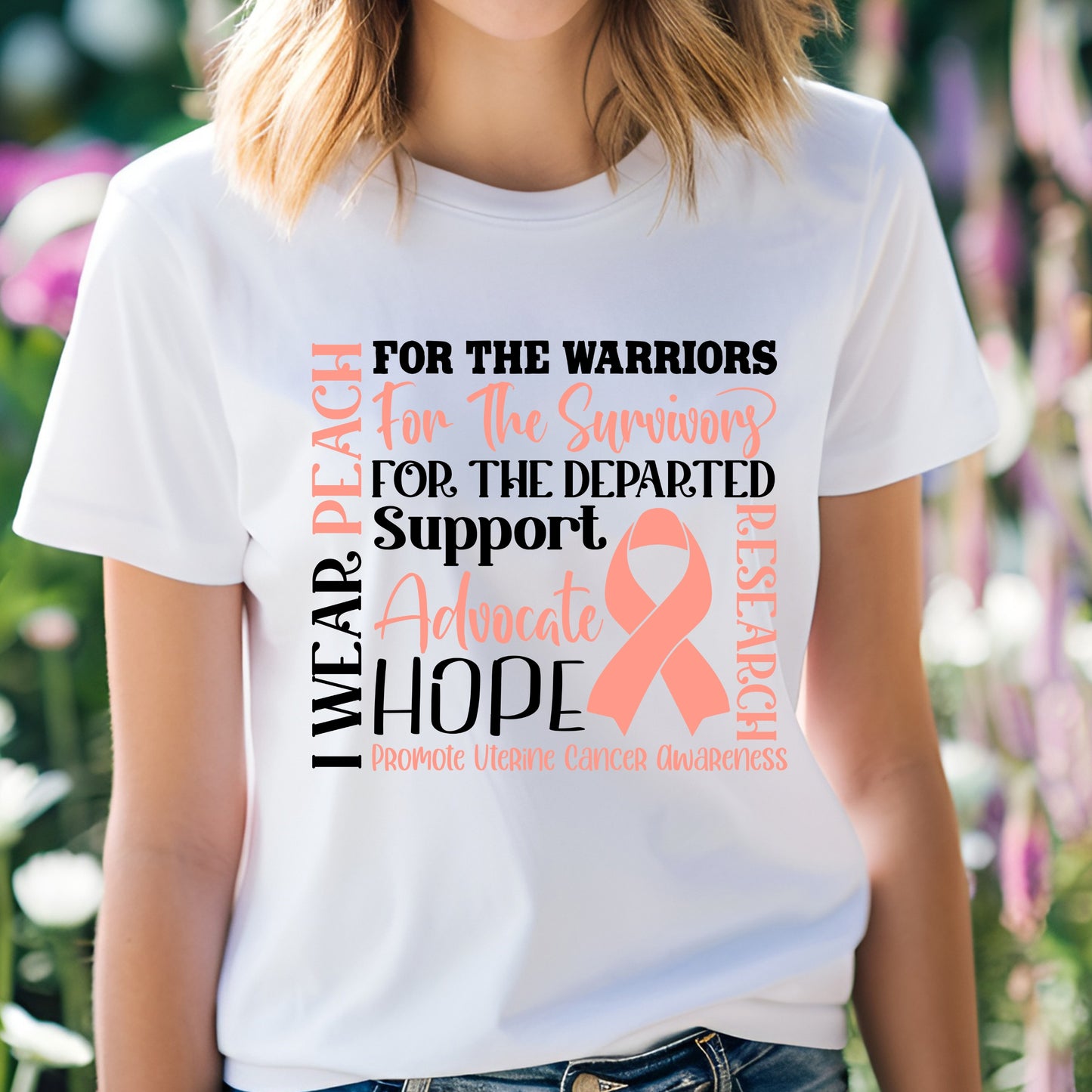 Uterine Cancer T-shirt