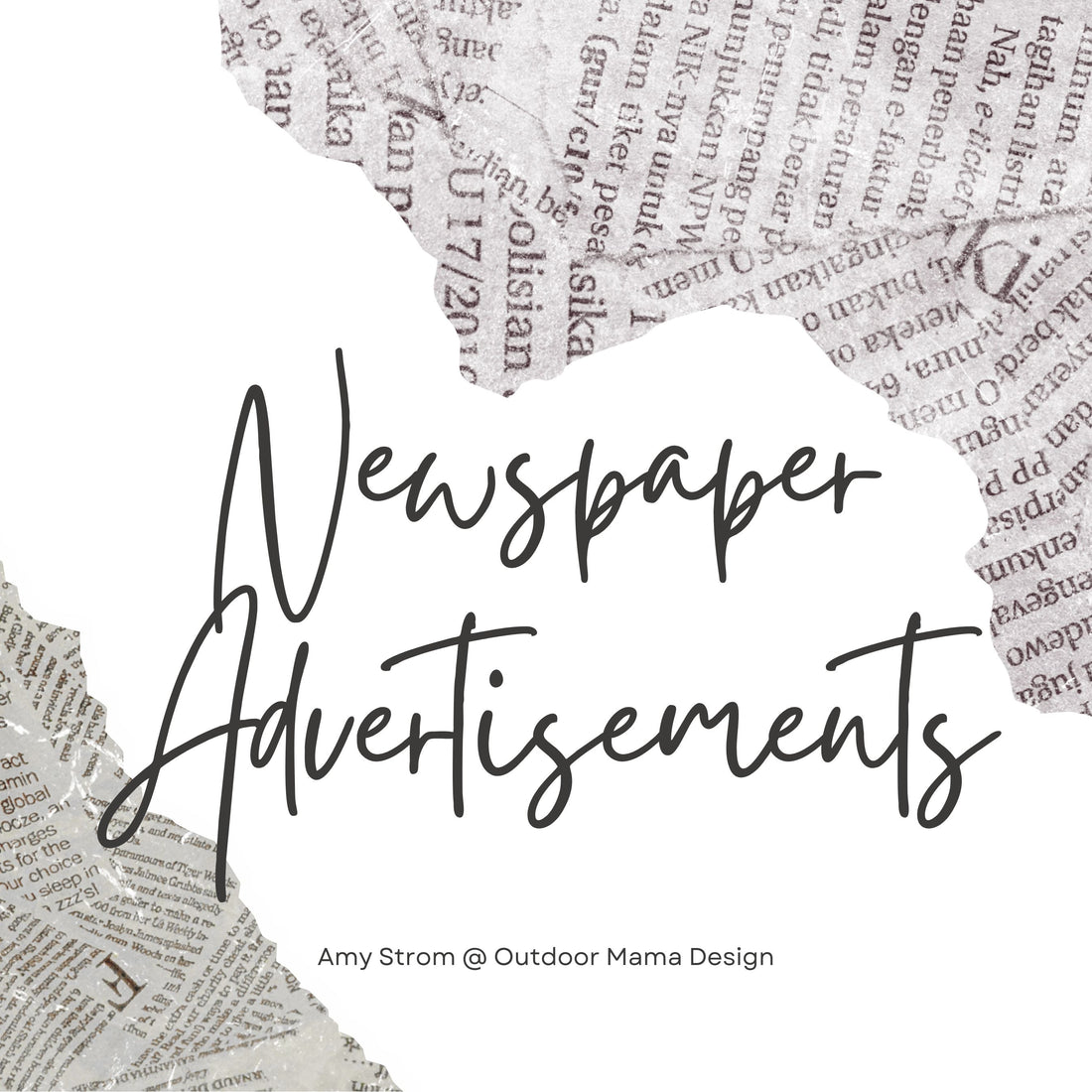Newspaper Advertisements - Portfolio