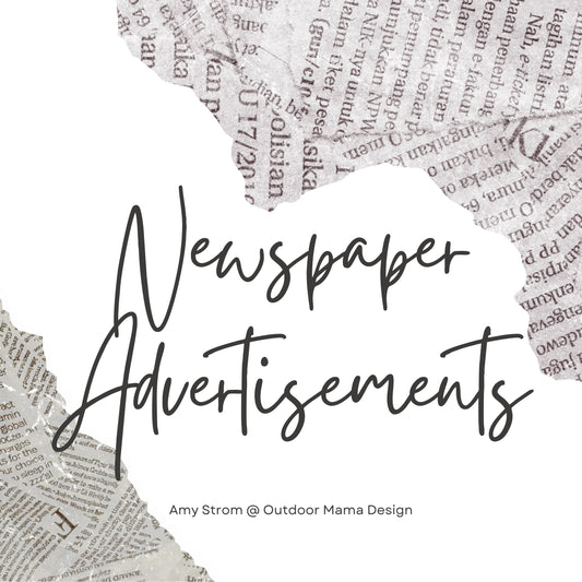Newspaper Advertisements - Portfolio