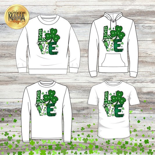 St. Patty's Lucky LOVE shirts