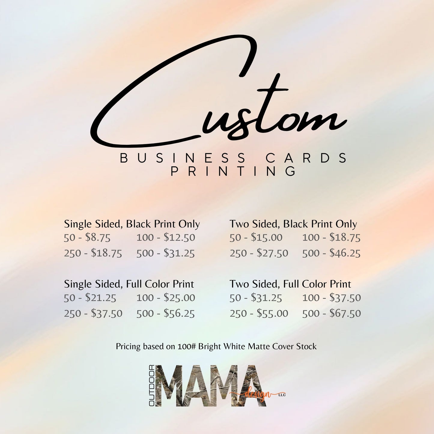 Custom Business Cards