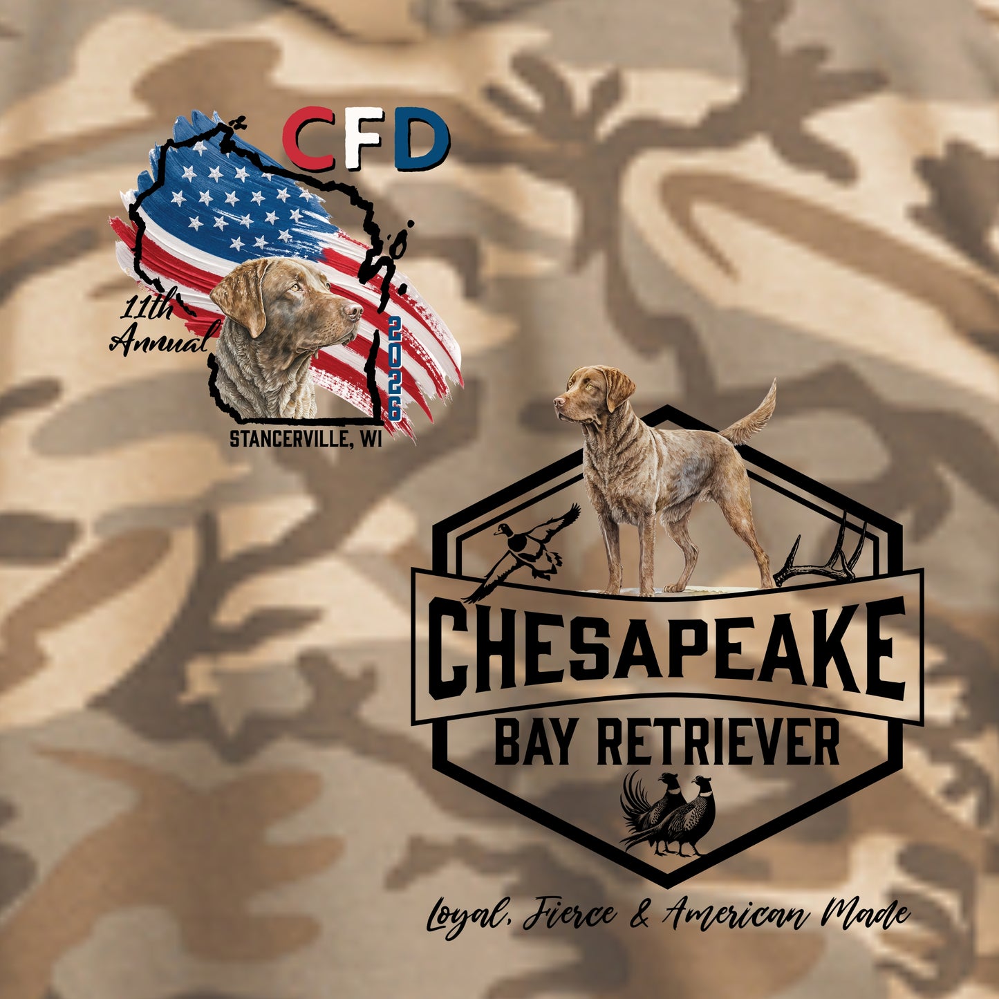 CFD 2026 - Port & Co Classic Camo Pullover Hoodie