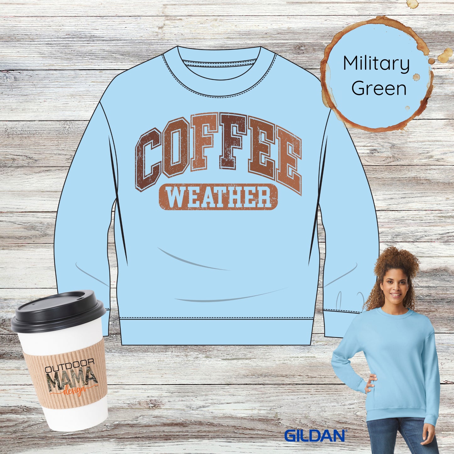 Coffee Weather Crew Sweatshirt