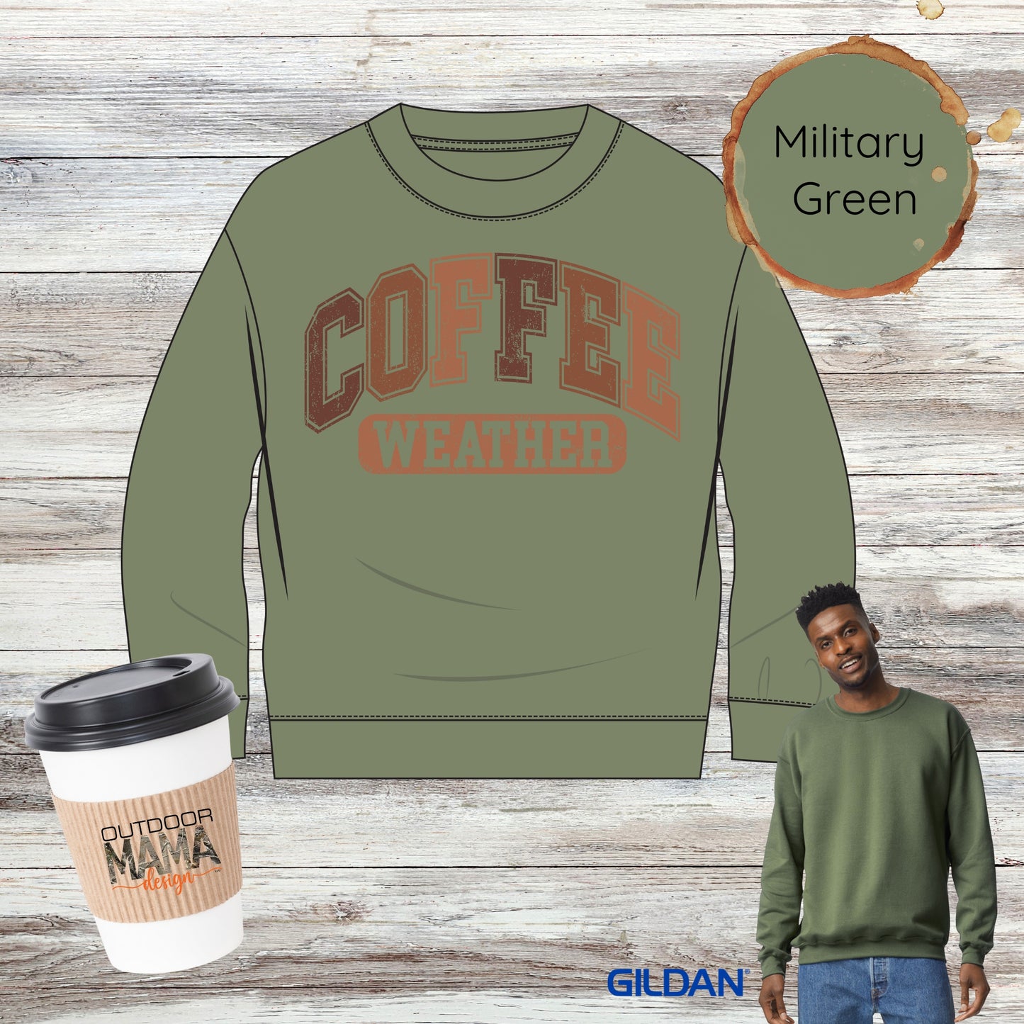 Coffee Weather Crew Sweatshirt