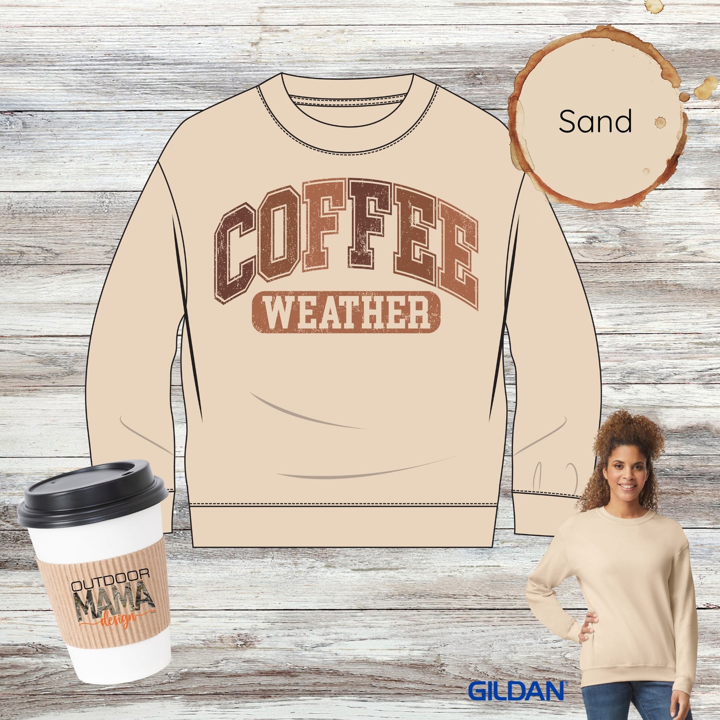 Coffee Weather Crew Sweatshirt