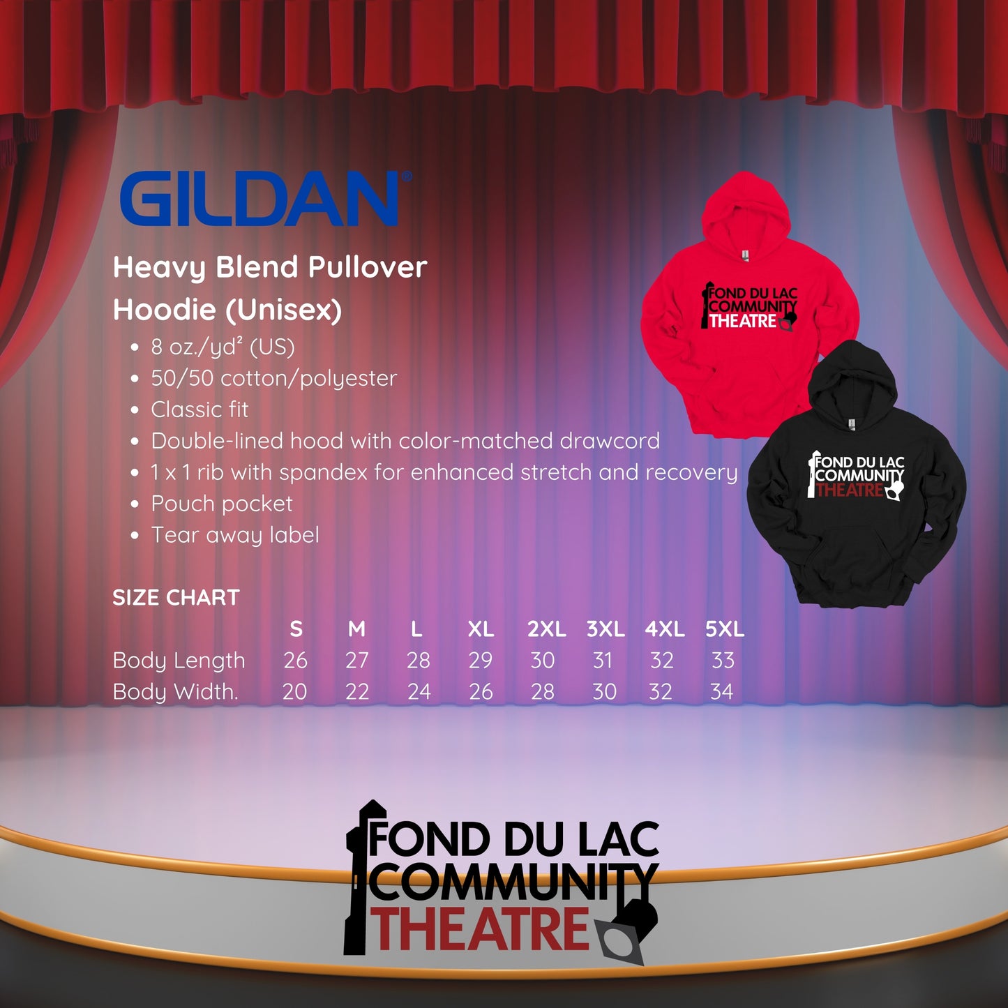 FDLCT - Heavy Blend Pullover Hoodie (Unisex)