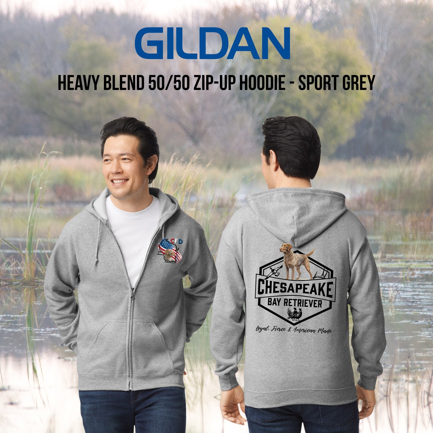 CFD 2026 - Gildan Heavy Blend 50/50 Zip-Up Hoodie