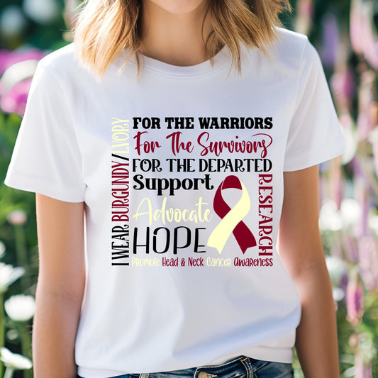 Head & Neck Cancer T-shirt