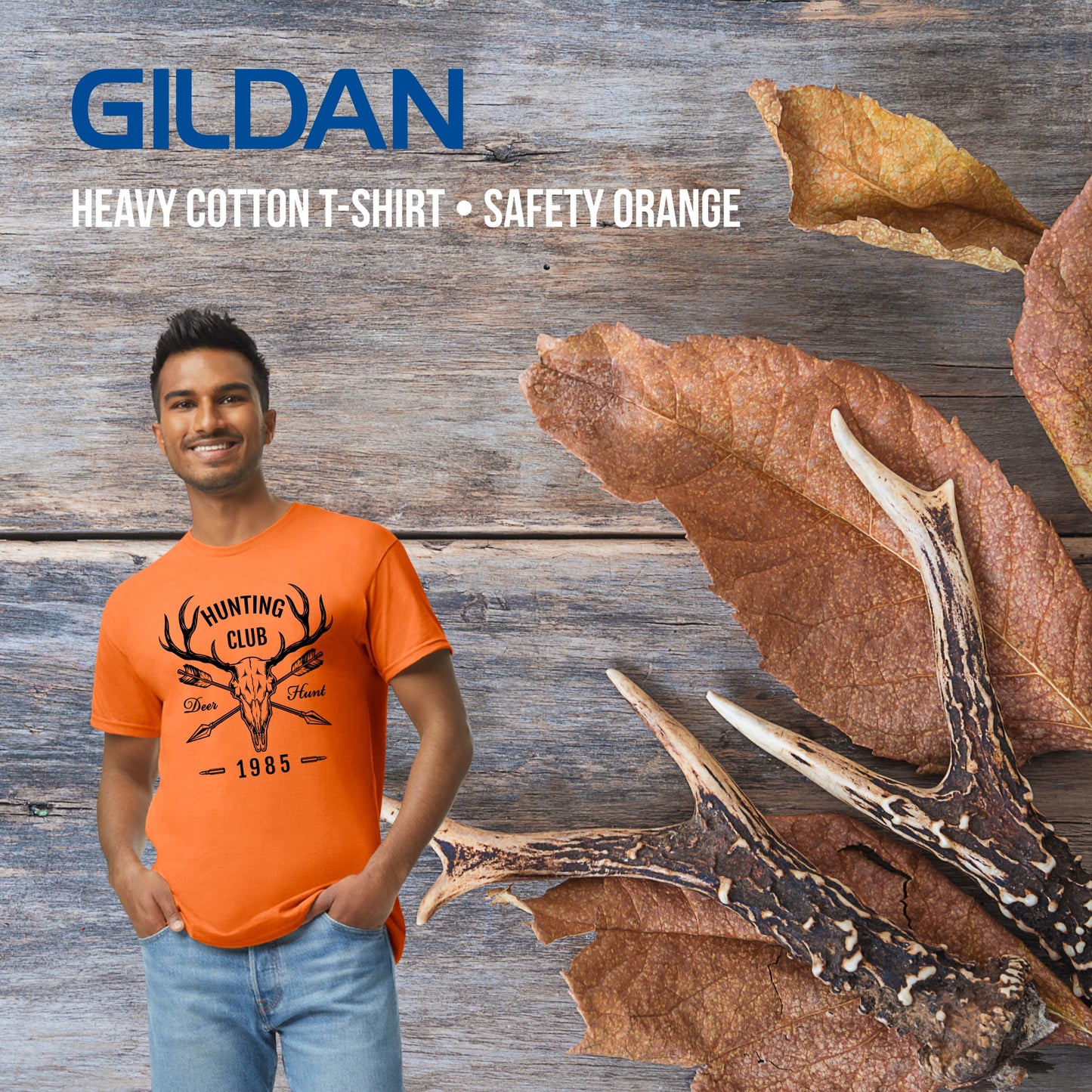Hunting Club - Gildan Heavy Cotton T-Shirt