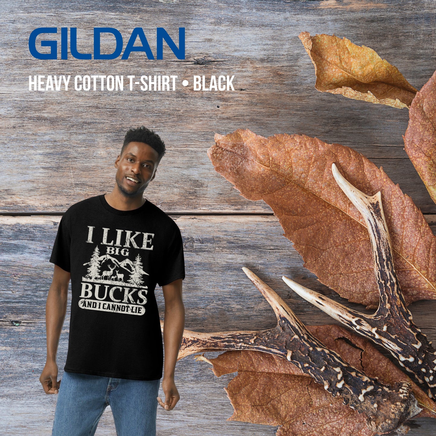 I Like Big Bucks - Gildan Heavy Cotton T-Shirt