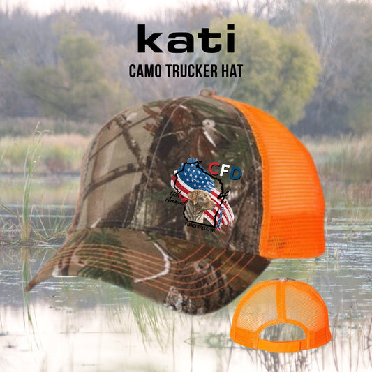 CFD 2026 -  KATI LC5M Camo Trucker Hat