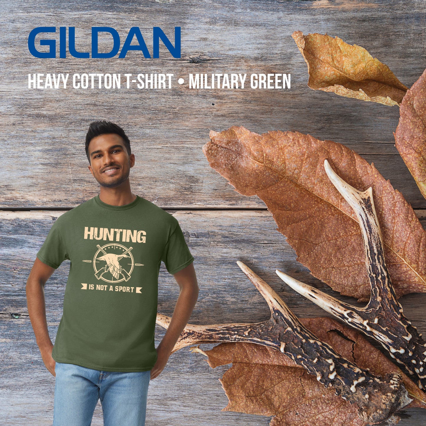 Hunting Is Not A Sport - Gildan Heavy Cotton T-Shirt