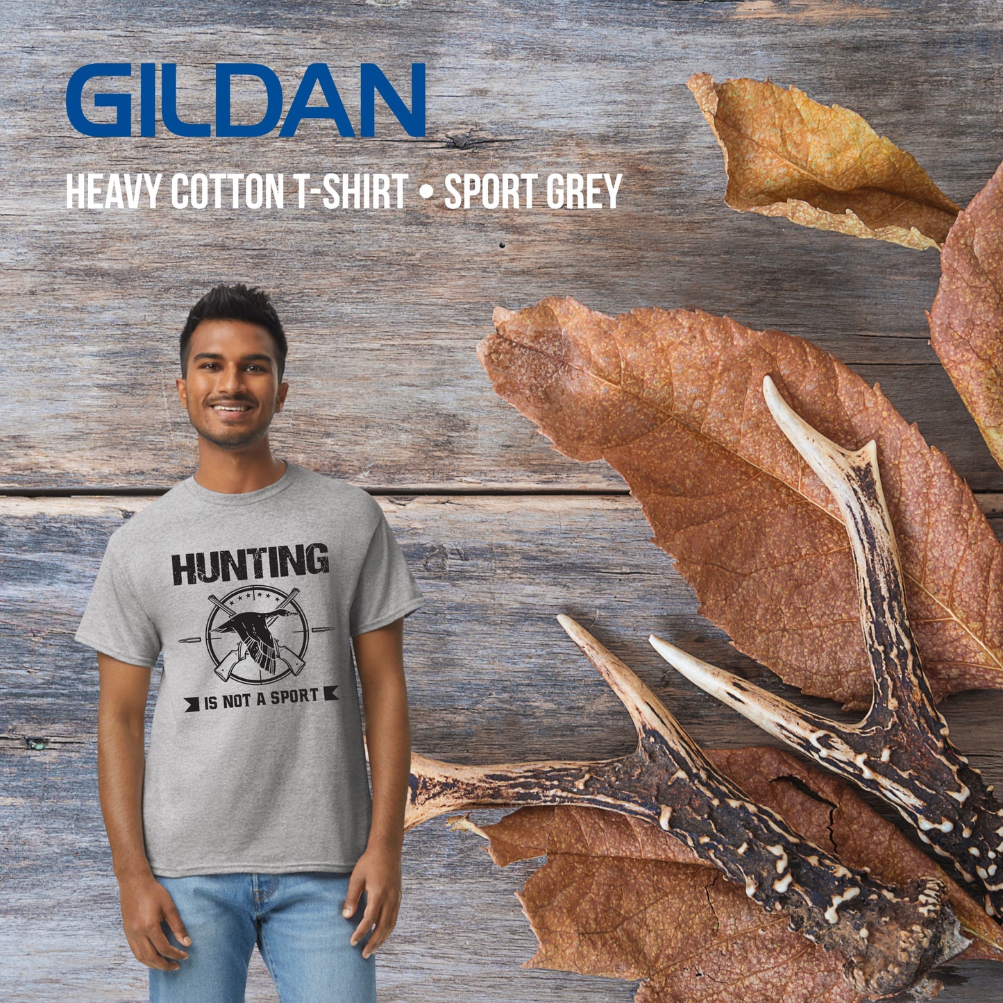 Hunting Is Not A Sport - Gildan Heavy Cotton T-Shirt