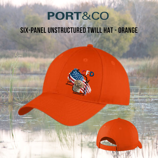 CFD 2026 -  Port & Co Six-Panel Unstructured Twill Hat