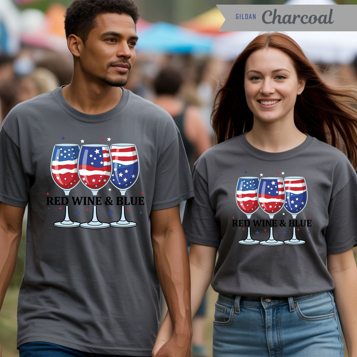 Red Wine & Blue T-shirt