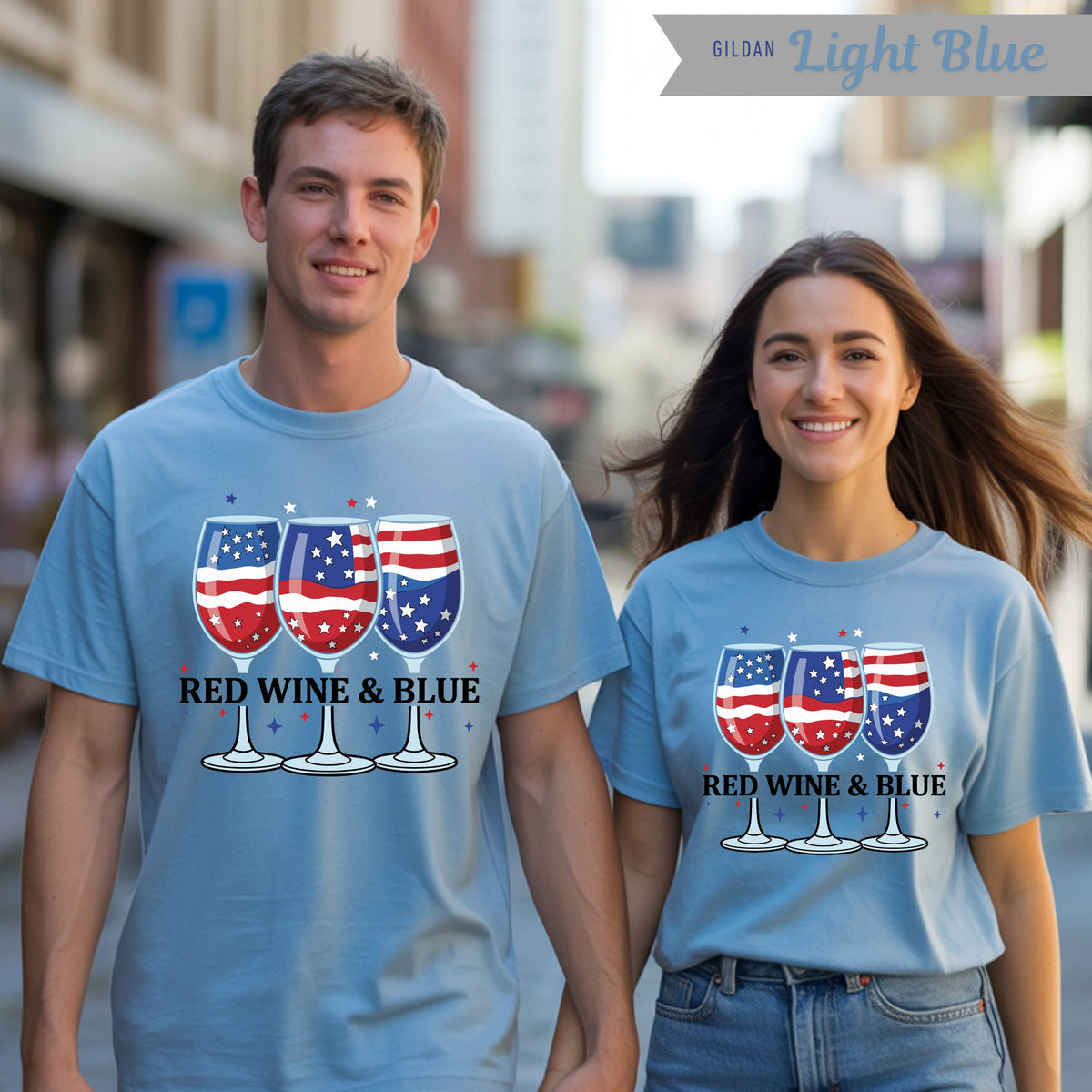 Red Wine & Blue T-shirt