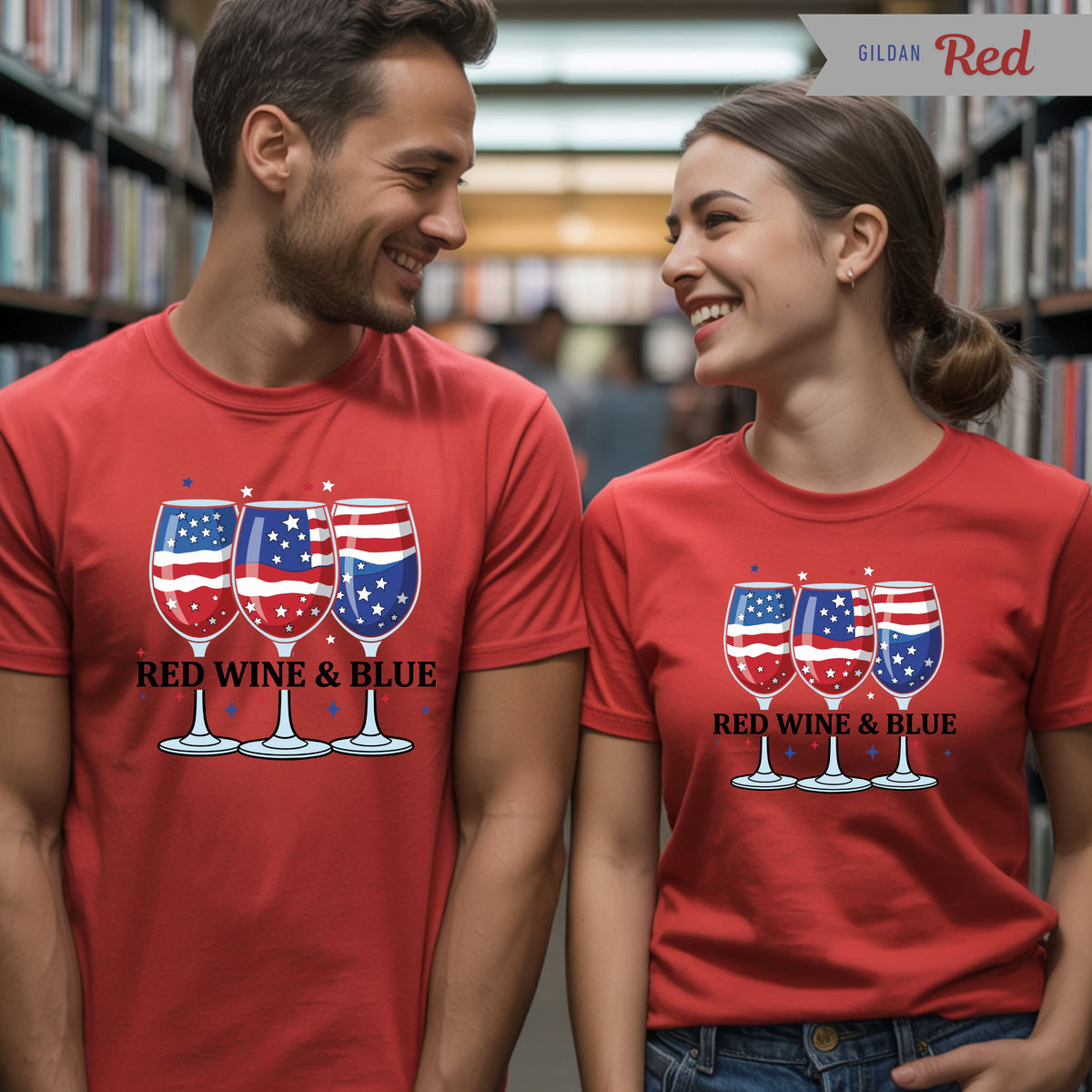 Red Wine & Blue T-shirt