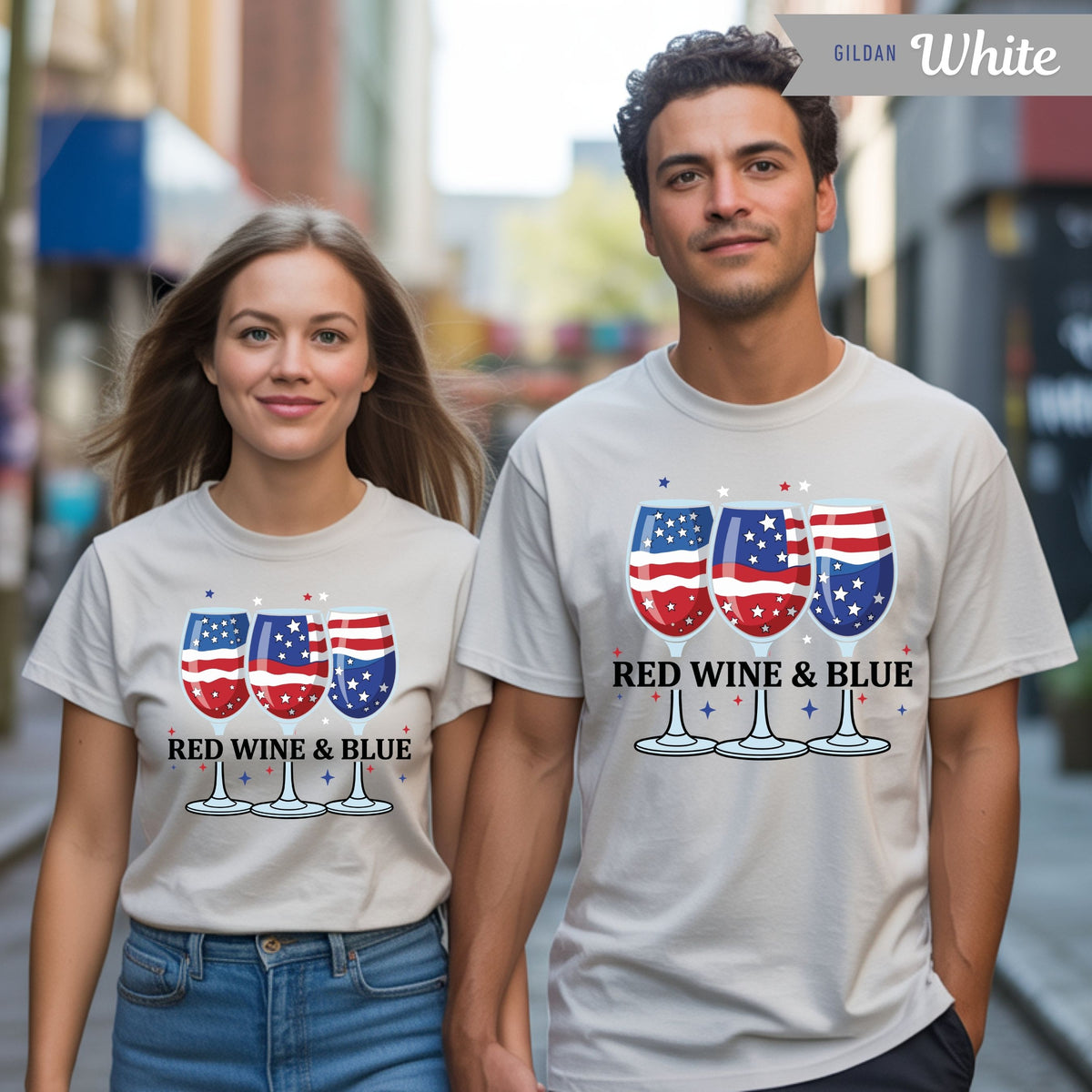 Red Wine & Blue T-shirt