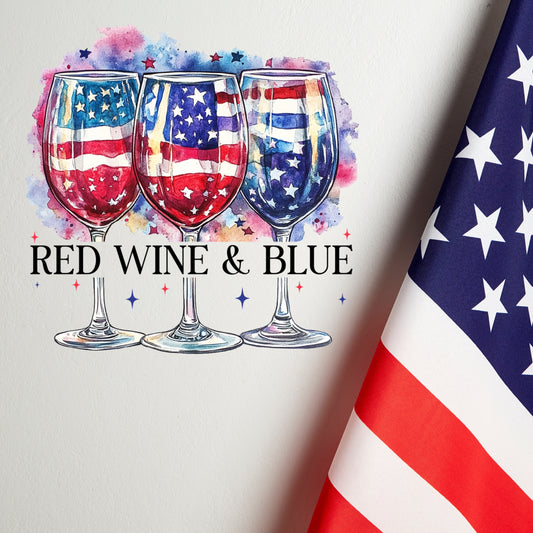 Red Wine & Blue T-shirt