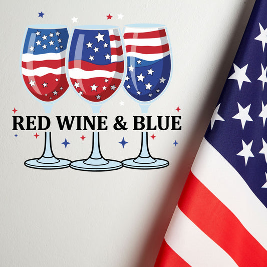 Red Wine & Blue T-shirt