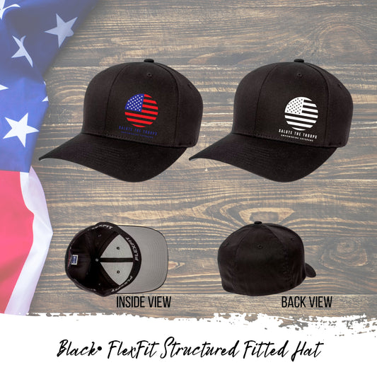 Salute the Troops - FlexFit Structured Fitted Hat