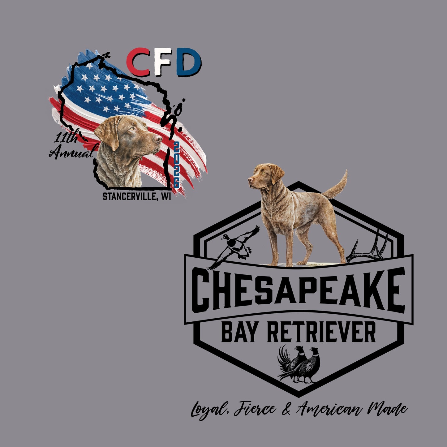CFD 2026 - J. America Vintage Heather Hoodie