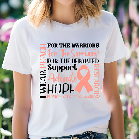 Uterine Cancer T-shirt