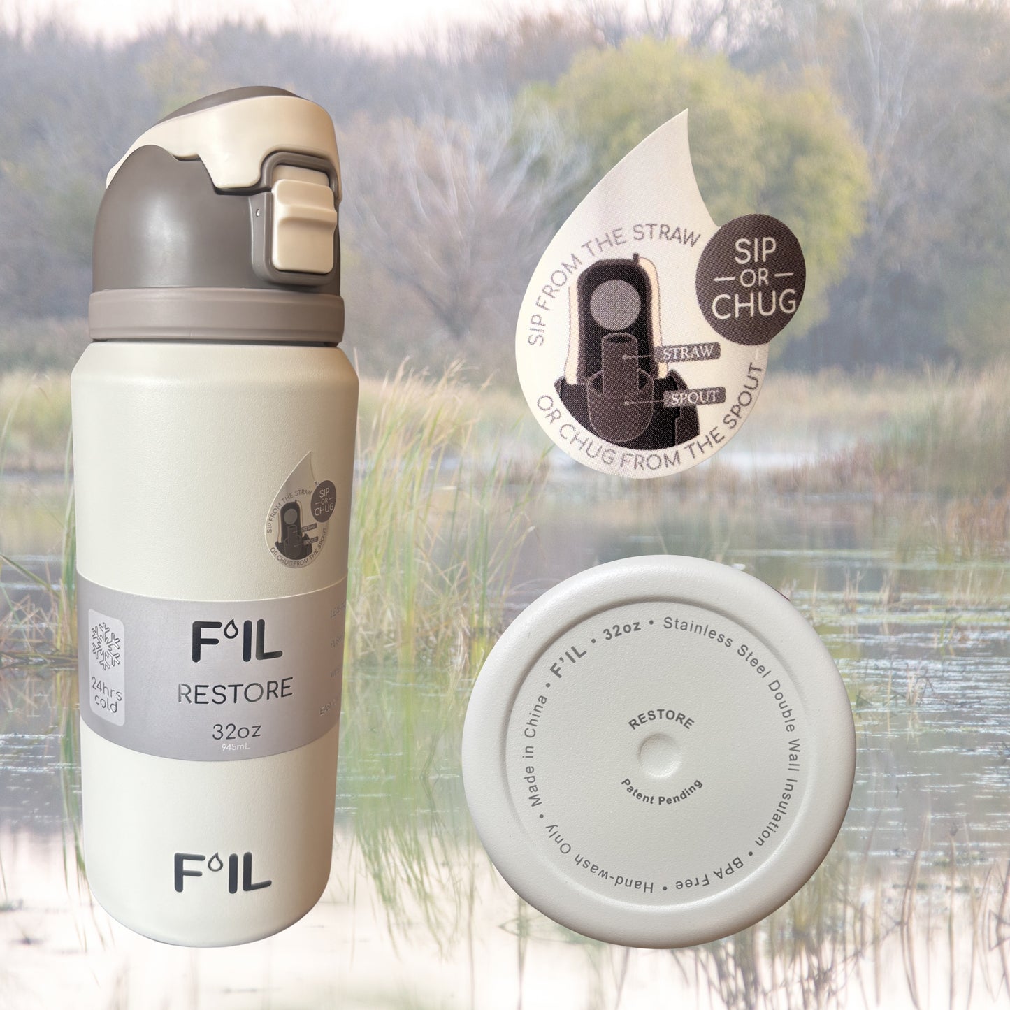 CFD 32oz Water Bottle  *LIMITED STOCK*